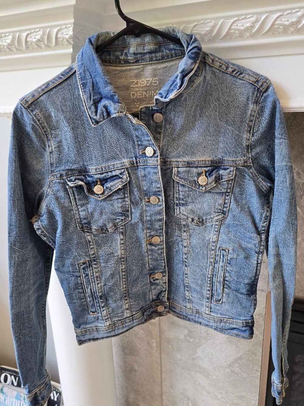 ZARA Z1975 Denim button up classic fit Jacket medium